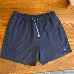 Southern Tide Navy Swim Trunks